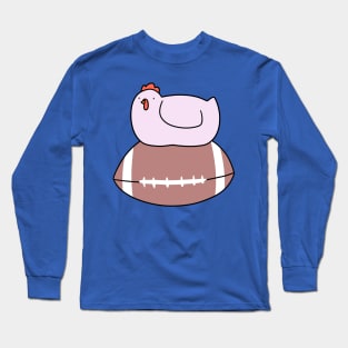 Chicken and Football Long Sleeve T-Shirt